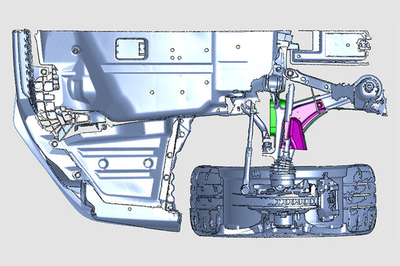 A'PEXi - N1 Brake Air Shroud (Brake Duct) Kit - Subaru WRX / STI [VA] (2015-2021)