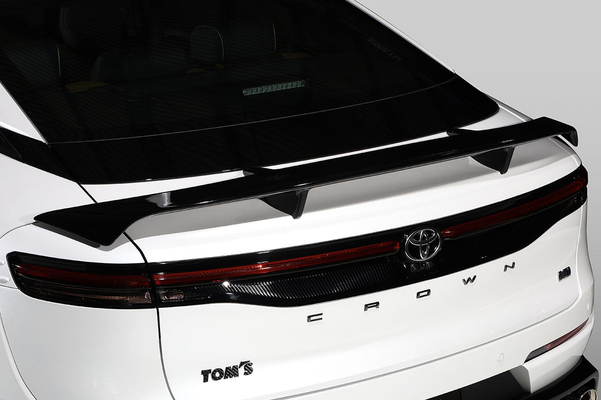 Toyota Racing Rear Wing TOM'S Racing - Rear Trunk Spoiler Wing (Painted - Black) - Toyota Crow ...