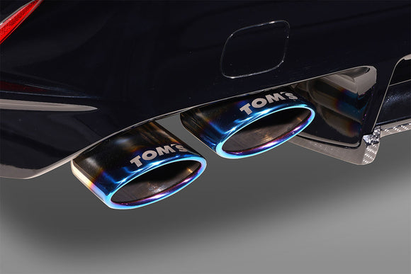 TOM'S Racing- Stainless Exhaust System (TOM'S Barrel/Titanium Color Burnt Tips) for 2022+ Lexus IS500 - ** Preorder ETA Lead Time Late October **