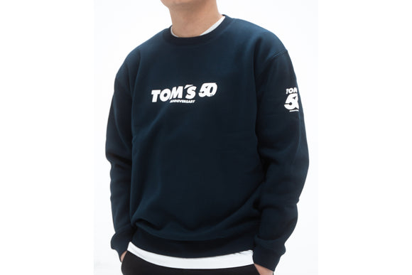 TOM'S Racing - 50th Anniversary Crewneck Sweater - Navy