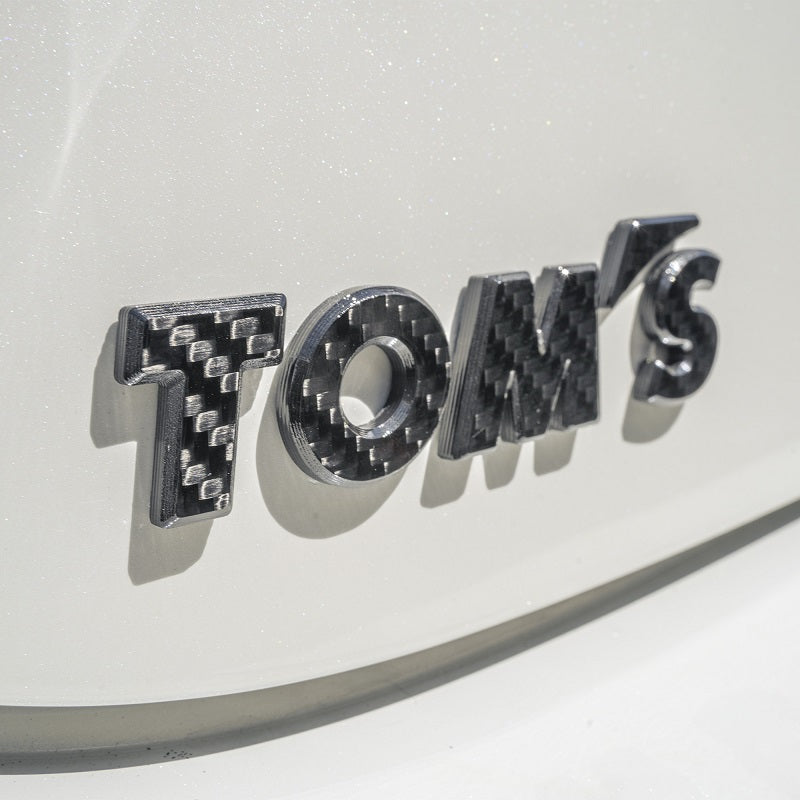 TOM'S Racing Logo Emblem (Carbon Fiber)-6