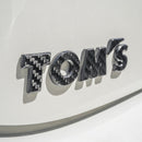 TOM'S Racing - Carbon Fiber Logo Emblem Badge-6