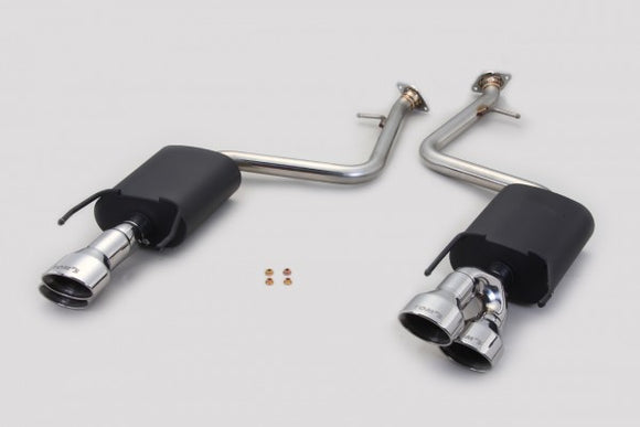 TOM'S Racing - Stainless Exhaust System - 2016-2020 Lexus IS200t, IS300 Turbo (Quad Tips)