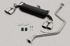 TOM'S Racing - Stainless Exhaust System - 2011-2013 Lexus CT200h (Quad Tips)