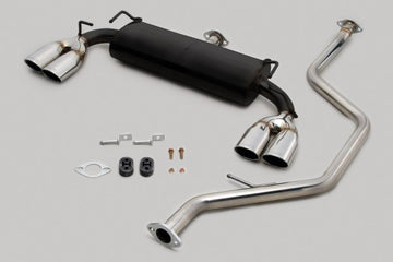 TOM'S Racing - Stainless Exhaust System - 2011-2013 Lexus CT200h (Quad Tips)