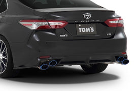 TOM'S Racing - Stainless Axleback Exhaust System - 2018+ Toyota Camry XSE (Titanium- Quad Tips)