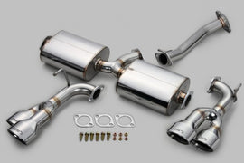 TOM'S Racing - Stainless Exhaust System - 2015-2017 Lexus NX200t/ 300 Turbo (Quad Tips)