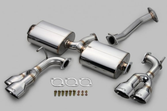 TOM'S Racing - Stainless Exhaust System - 2015-2017 Lexus NX200t/ 300 Turbo (Quad Tips)