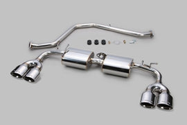TOM'S Racing - Stainless Exhaust System - 2019+ Lexus UX200/ UX250h [2WD Only] (Stainless Steel Polished- Quad Tips)