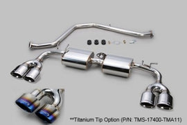 TOM'S Racing - Stainless Exhaust System - 2019+ Lexus UX200/ UX250h [2WD Only] (Titanium- Quad Tips)