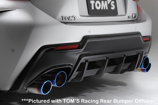 TOM'S Racing- Stainless Exhaust System (TOM'S Barrel/Titanium Tips) for 2015+ Lexus RCF
