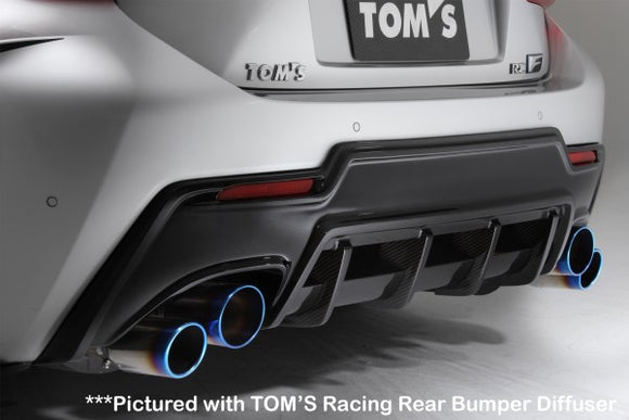 TOM'S Racing - Stainless Exhaust System (TOM'S Barrel/Titanium Tips) - 2015+ Lexus RCF