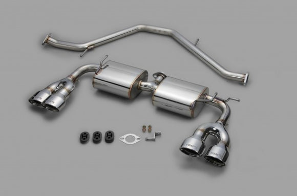 TOM'S Racing - Stainless Exhaust System - 2019-2022 Toyota Corolla (Quad Tips)