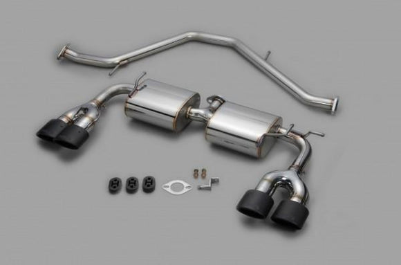 TOM'S Racing - Stainless Exhaust System - 2019-2022 Toyota Corolla (Quad Tips)
