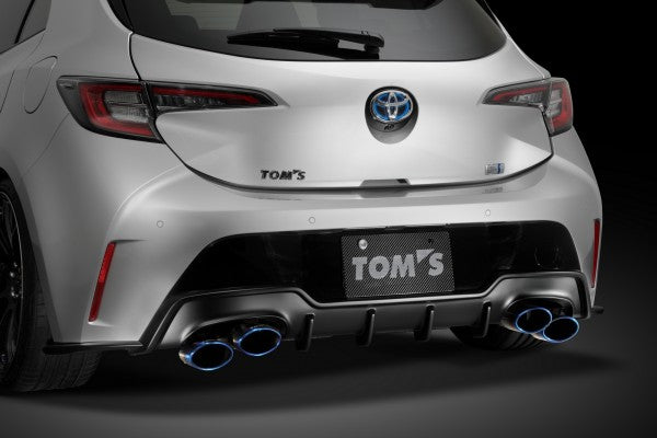 Buy frp-matte-black TOM&#39;S Racing- Rear Bumper Diffuser for 2019-2022 Toyota Corolla Hatchback