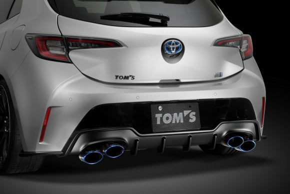 TOM'S Racing - Rear Bumper Diffuser for 2019-2022 Toyota Corolla Hatchback