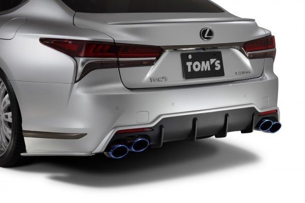 TOM'S Racing- Rear Bumper Diffuser for 2018+ Lexus LS500 (FRP-Unpainted)