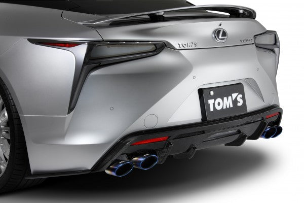 TOM'S Racing- Carbon Rear Bumper Diffuser for 2018+ Lexus LC500, 2021+ LC500 Convertible