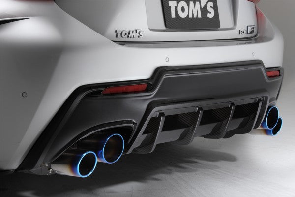 TOM'S Racing - Carbon Rear Bumper Diffuser for 2015-2019 Lexus RCF ...