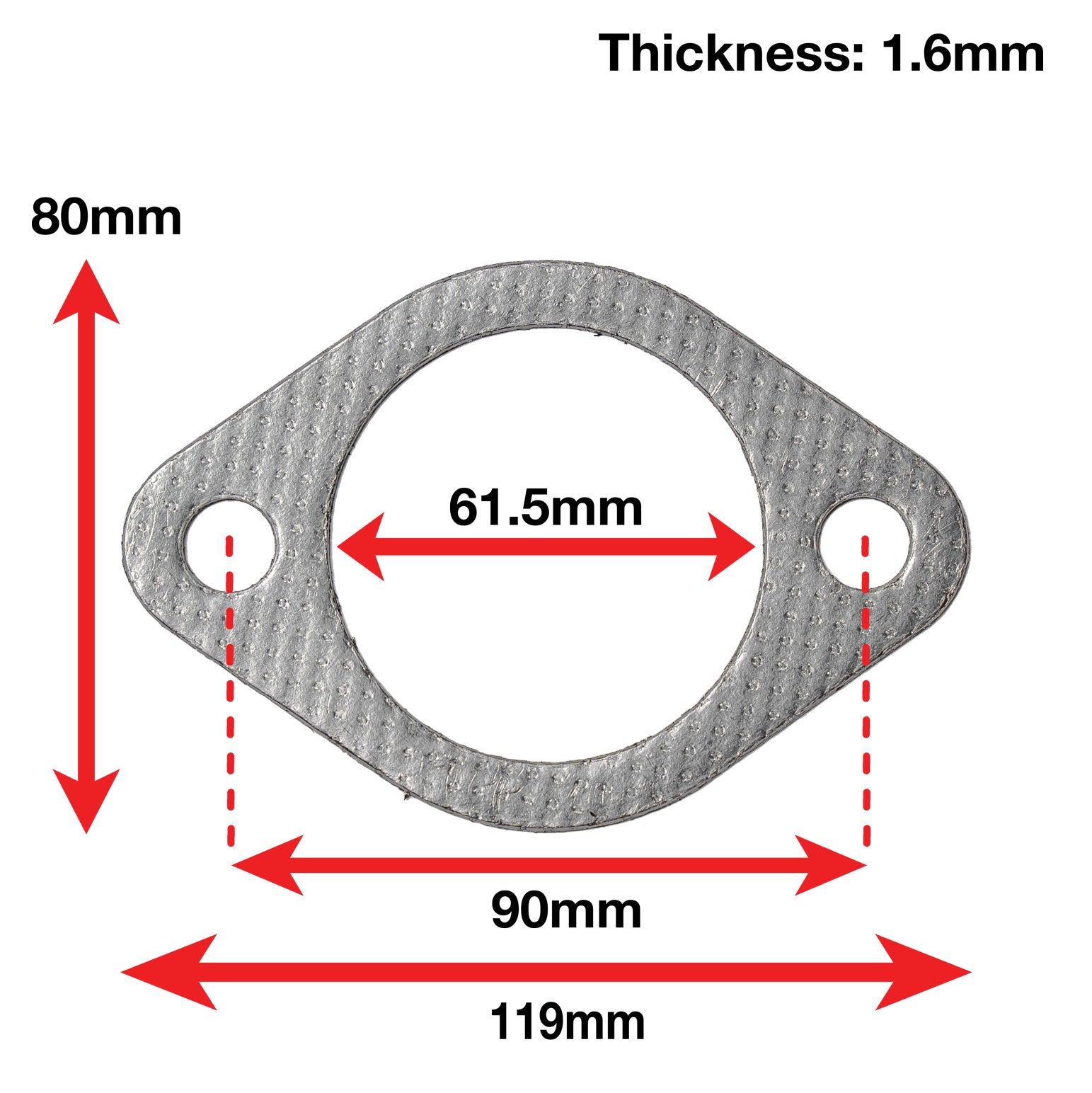 A'PEXi - Exhaust Gasket (Two Bolt) - Replacement