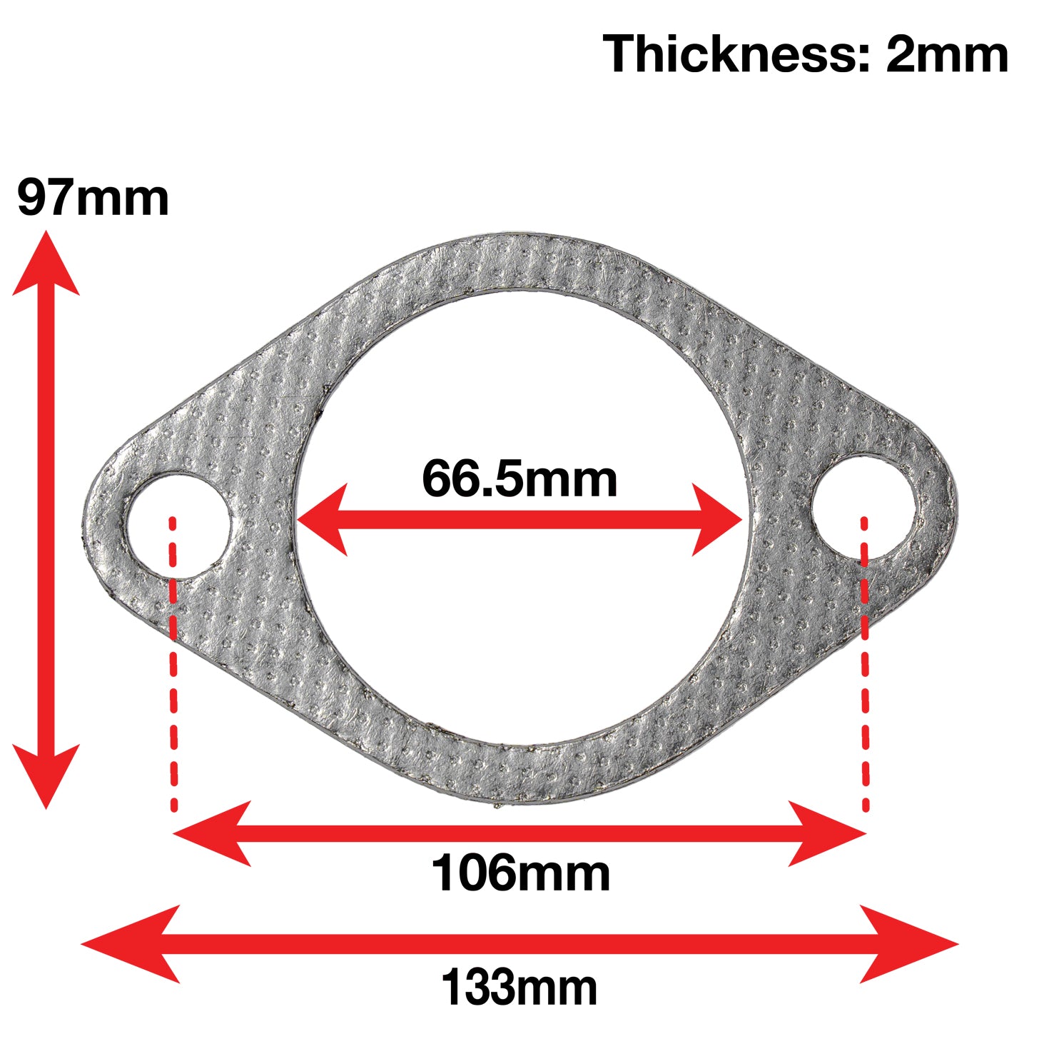 A'PEXi - Exhaust Gasket (Two Bolt) - Replacement