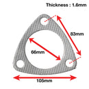 A'PEXi Exhaust Gasket (Three Bolt) - Replacement-3