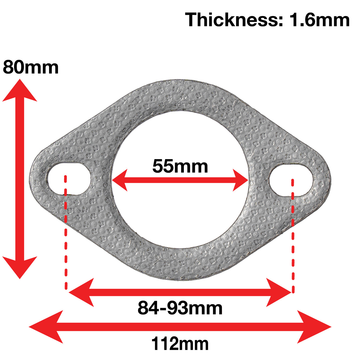 A'PEXi - Exhaust Gasket (Two Bolt) - Replacement