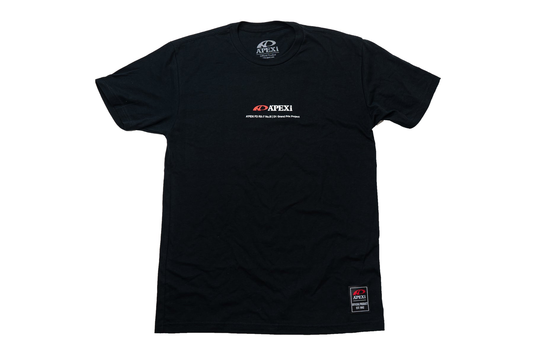 A'PEXi T-Shirt - FD RX-7 | D1 Grand Prix Project - Black (LIMITED EDITION)-3