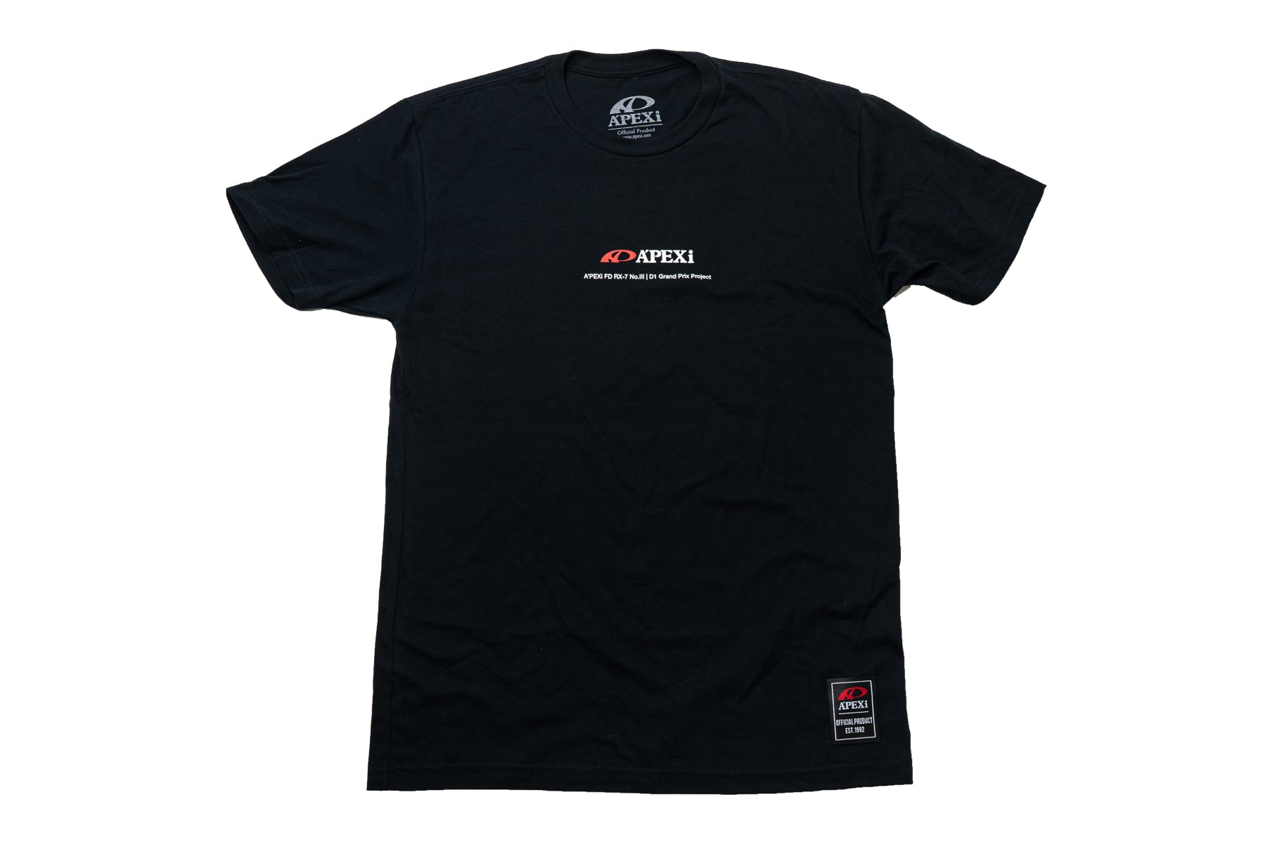 A'PEXi T-Shirt - FD RX-7 | D1 Grand Prix Project - Black (LIMITED EDITION)