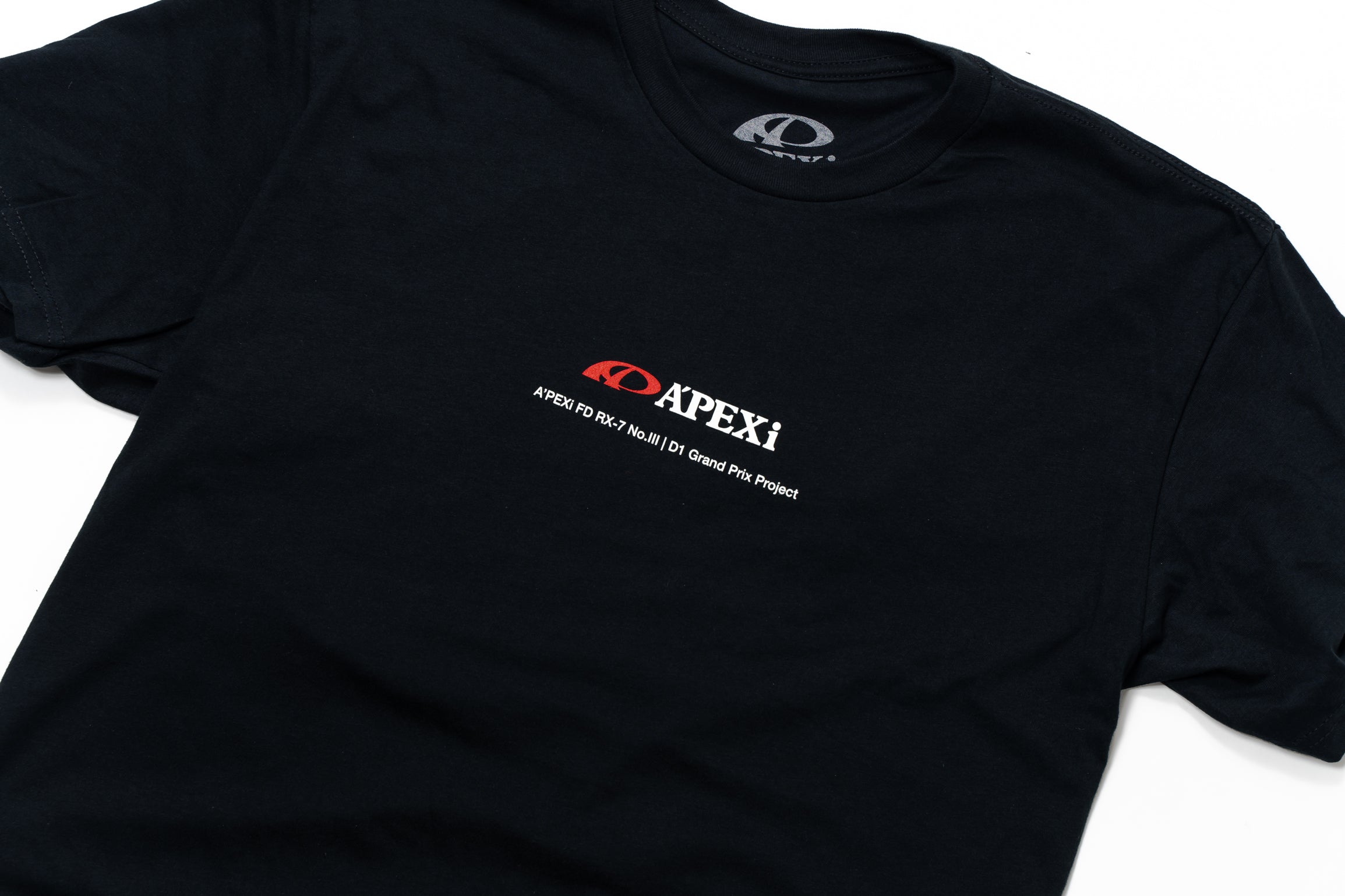 A'PEXi T-Shirt - FD RX-7 | D1 Grand Prix Project - Black (LIMITED EDITION) - 0