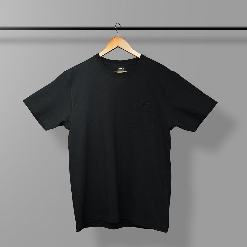 Buy black TOM&#39;S Racing - Pocket T-Shirt (White or Black Tee)
