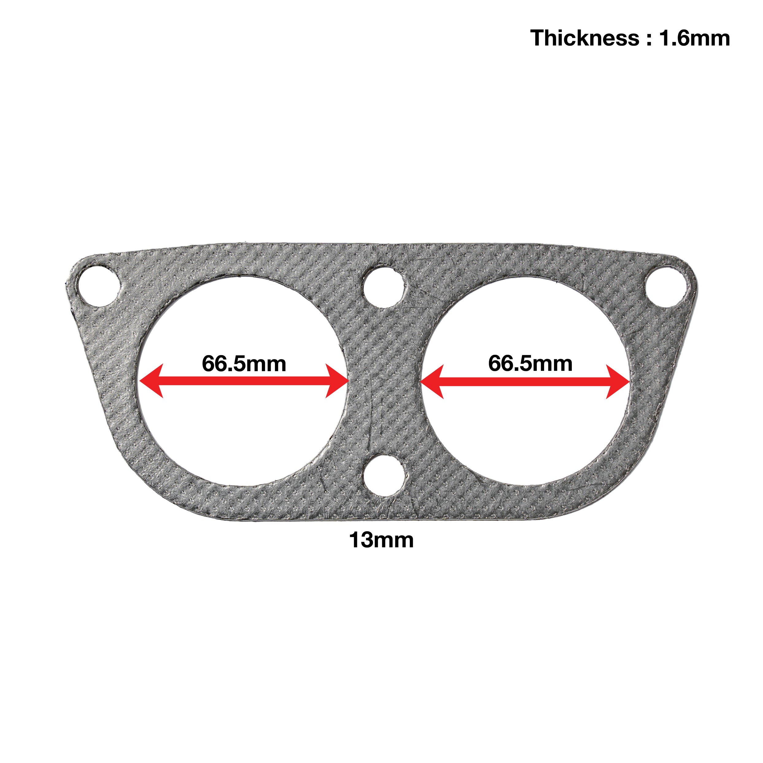 A'PEXi Exhaust Gasket (Two Bolt) - Replacement-12