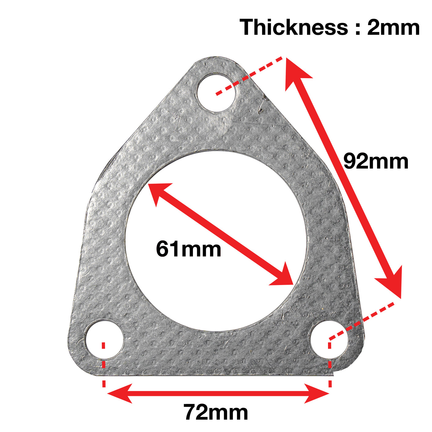 A'PEXi Exhaust Gasket (Three Bolt) - Replacement