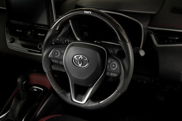 TOM'S Racing- Carbon Steering Wheel for 2019+ Toyota Corolla Hatchback