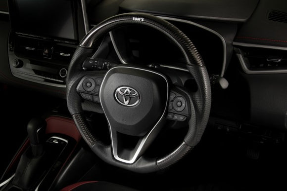 TOM'S Racing - Carbon Steering Wheel - 2019+ Toyota Corolla Hatchback