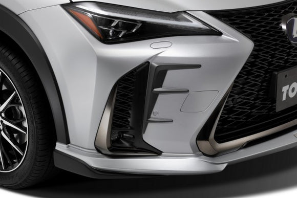 TOM'S Racing - Front Bumper Garnish - 2019+ Lexus UX (UX200 & UX250h) F-Sport- [FRP- Painted Matte Black]