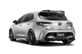 TOM'S Racing - Rear Bumper Diffuser for 2019-2022 Toyota Corolla Hatchback - 0