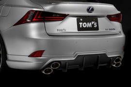 TOM'S Racing - Rear Under Spoiler (Unpainted-ABS)- 2014-2020 Lexus IS (200t, 250, 300, 350)