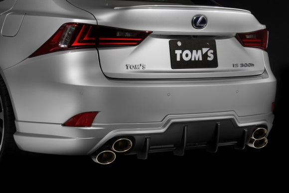 TOM'S Racing - Rear Under Spoiler (Unpainted-ABS)- 2014-2020 Lexus IS (200t, 250, 300, 350)