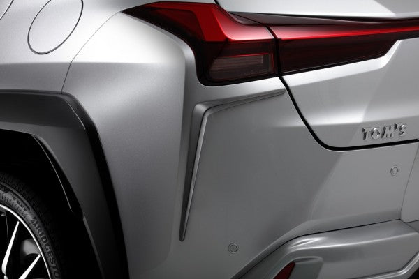 TOM'S Racing- Rear Bumper Garnish for 2019+ Lexus UX (UX200 & UX250h)- [FRP- Painted Matte Black]