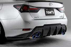 TOM'S Racing - Rear Bumper Diffuser for 2016+ Lexus GSF (FRP- Unpainted)