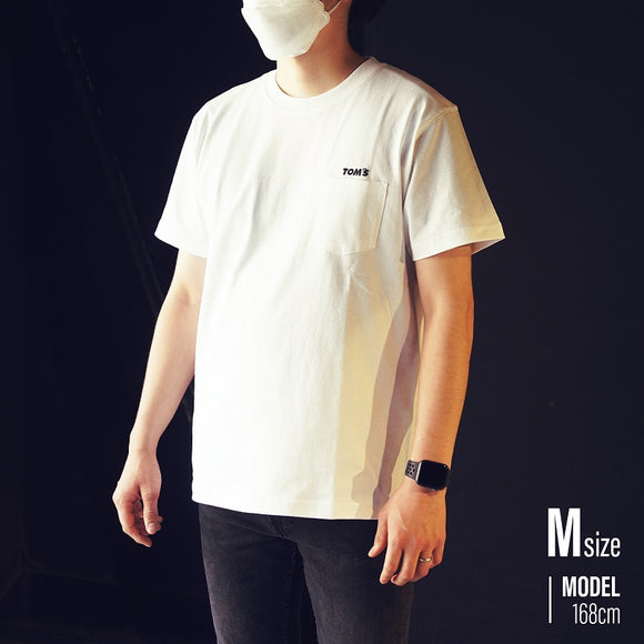 TOM'S Racing - Pocket T-Shirt (White or Black) T-Shirt