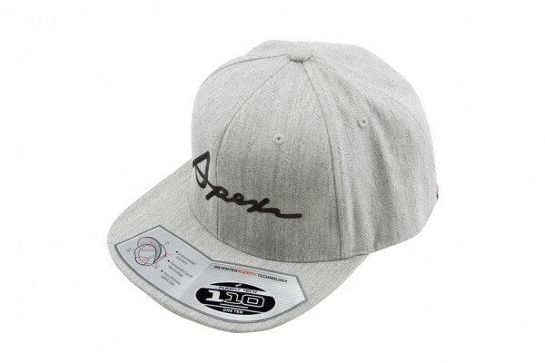 Cursive Hat - Grey (Snapback) - 0