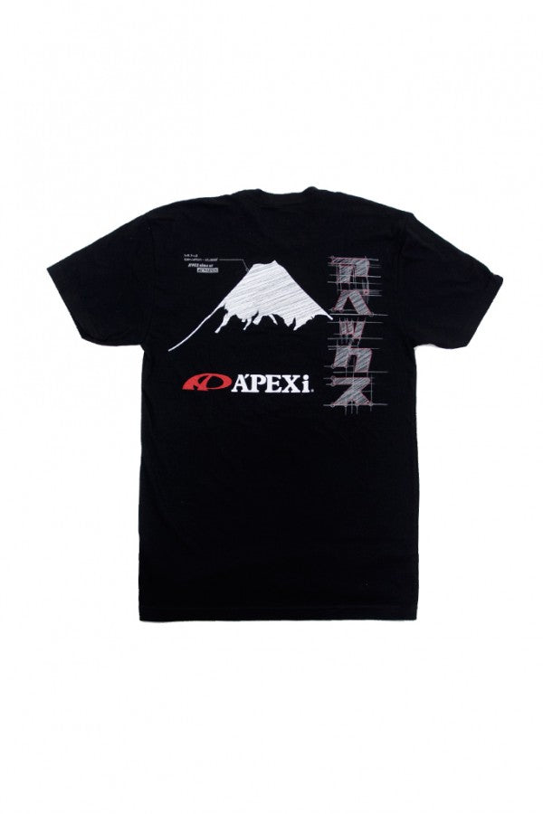 A'PEXi T-Shirt - Mt. Fuji Tee - Black