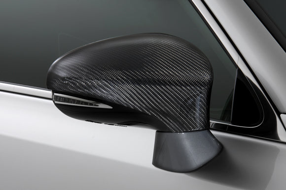 TOM'S Racing - Carbon Mirror Covers - Lexus GS, GS-F / RC, RC-F / IS (14-20) / CT (11-17)