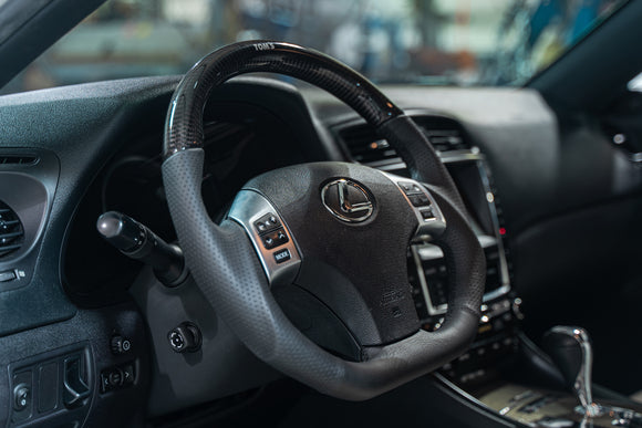 TOM'S Racing - Carbon Steering Wheel for Lexus ISF (2008-2014), IS250 / IS350 (2006-2013)