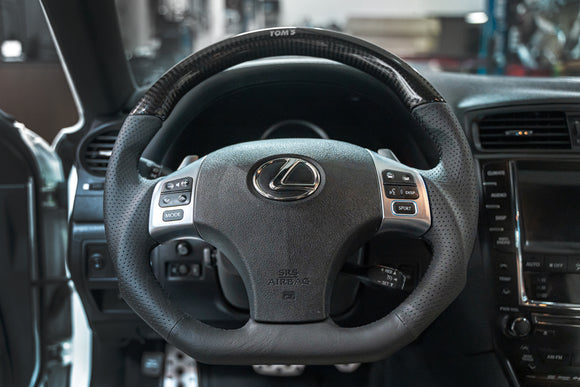 TOM'S Racing - Carbon Steering Wheel for Lexus ISF (2008-2014), IS250 / IS350 (2006-2013)