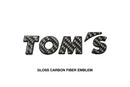TOM'S Racing - Carbon Fiber Logo Emblem Badge-3