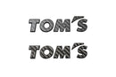 TOM'S Racing - Carbon Fiber Logo Emblem Badge-1