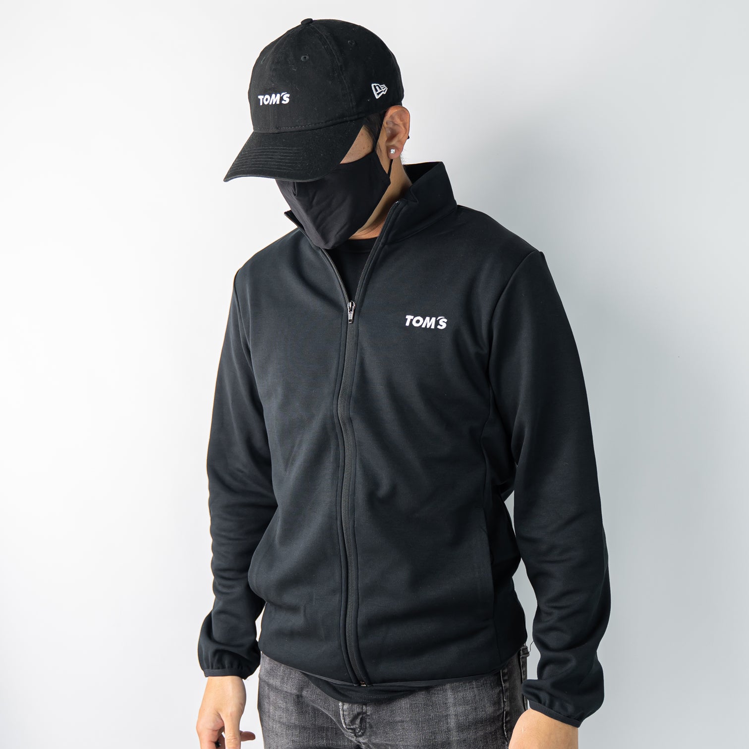 TOM'S Racing - Zip-Up Sports Jacket - Black - 0